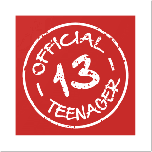 Official Teenager 13th Posters and Art